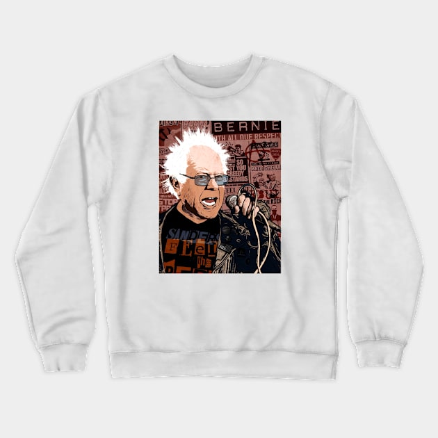 Bernie Sanders Sing Crewneck Sweatshirt by GEULISPISAN